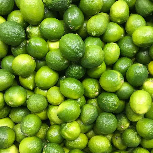 Pile of whole key limes