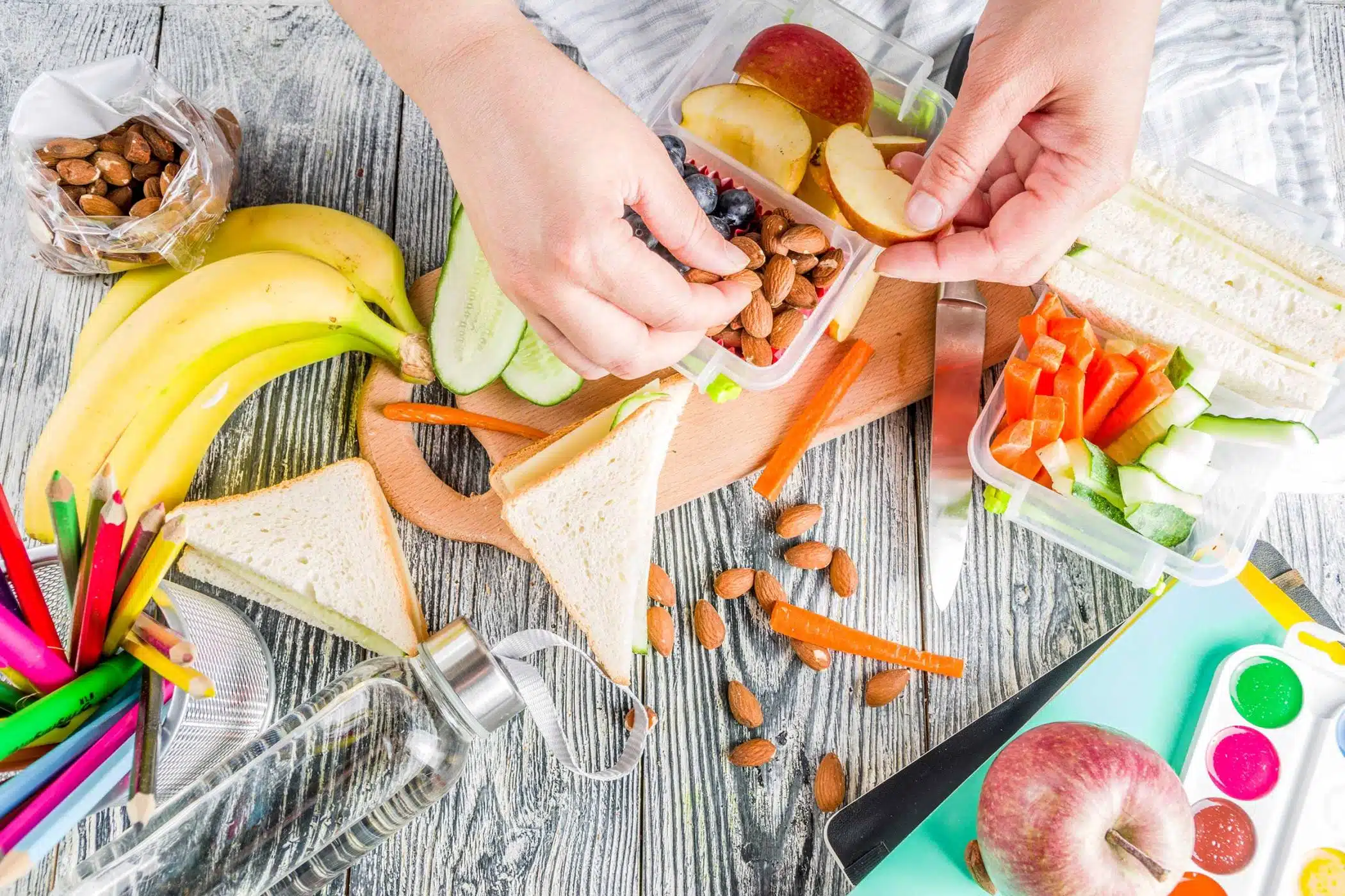 Muffin tin snack tray: a simple kids' lunch idea that even picky