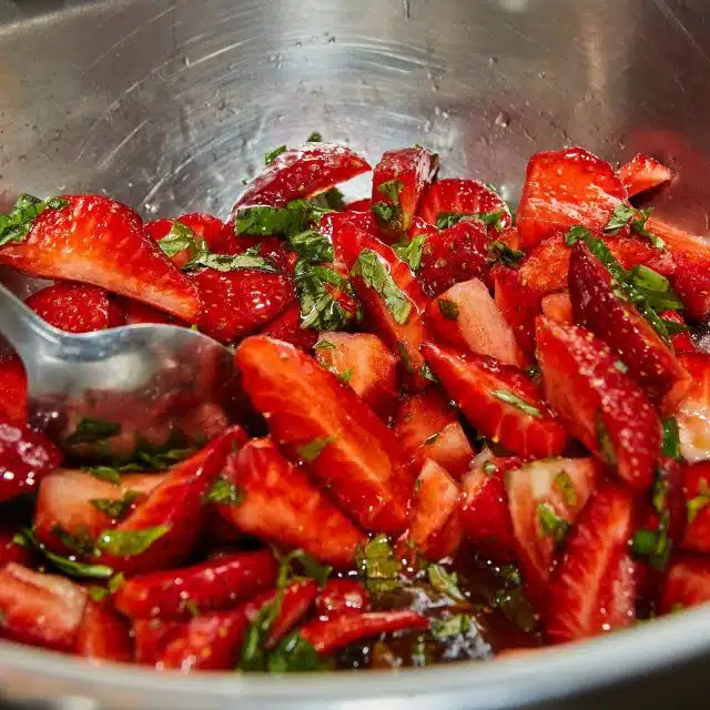 Strawberry Basil Infused Extra Virgin Olive Oil