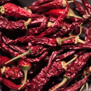 Smoked chaabani peppers